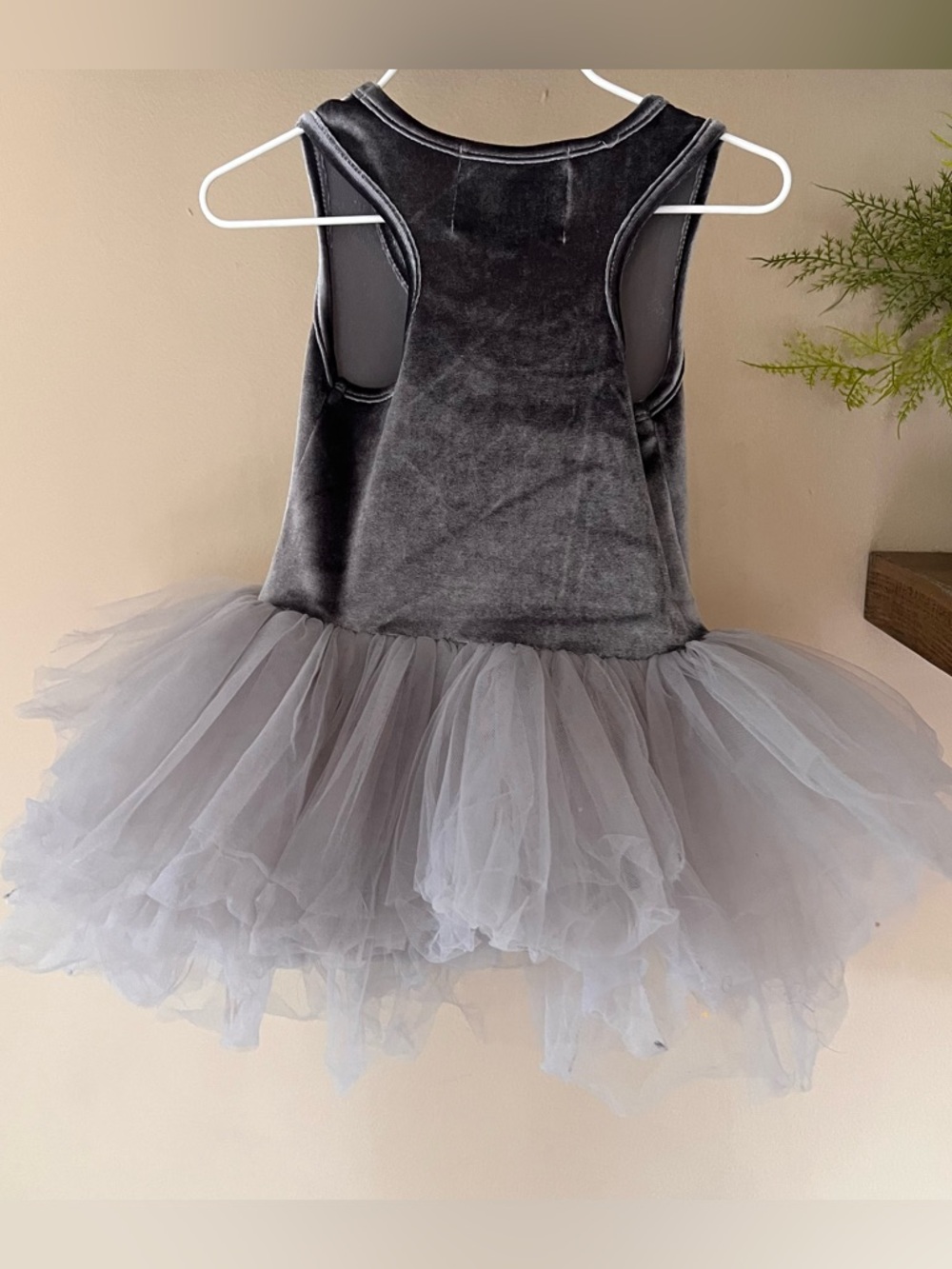 plum velvet tutu - Picture 2 of 4
